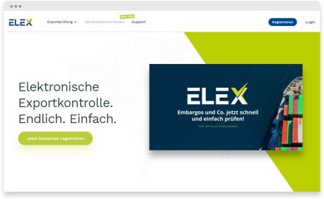ELEX - die elektronische Exportkontrolle